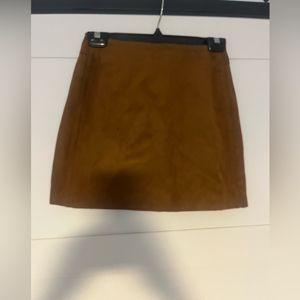 H&M Brown Mini Skirt